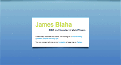 Desktop Screenshot of jamesblaha.com