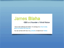 Tablet Screenshot of jamesblaha.com